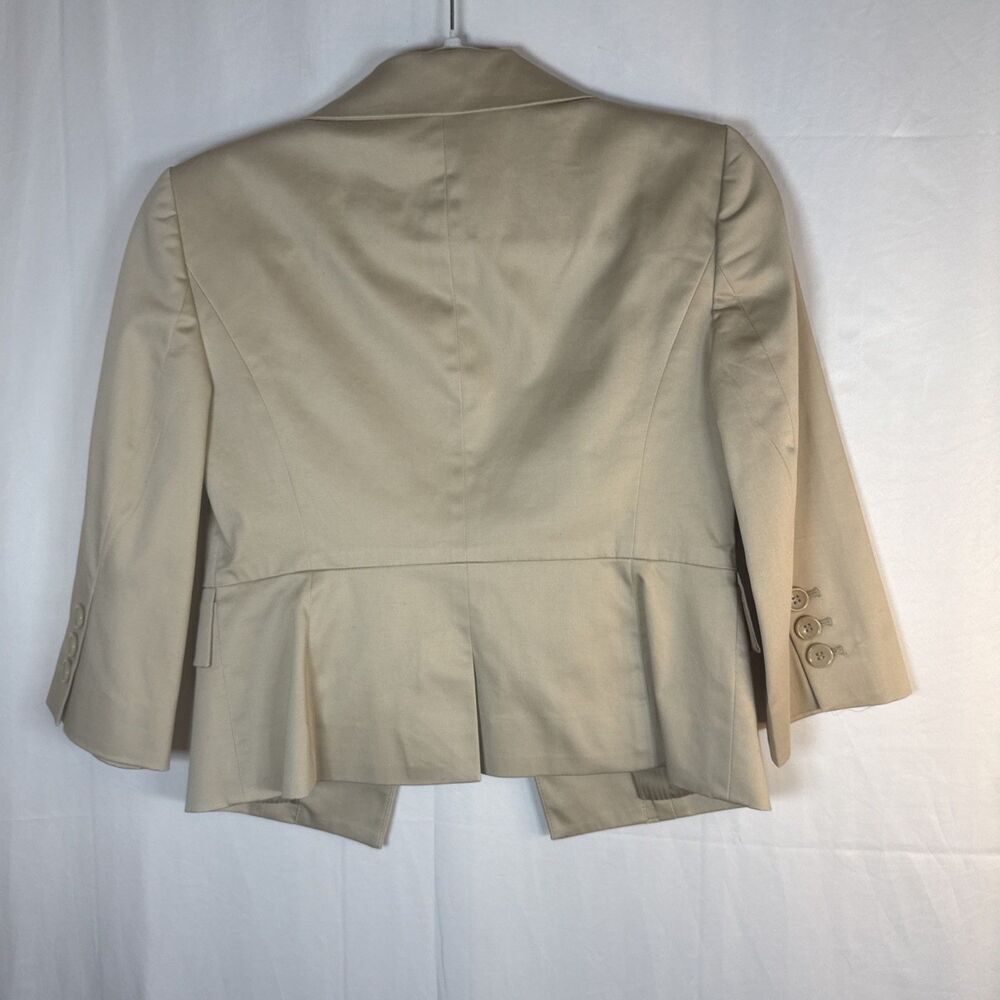 The Limited Khaki Suit Blazer Size XS Preowned 3/4 Sleeves - Picture 12 of 15